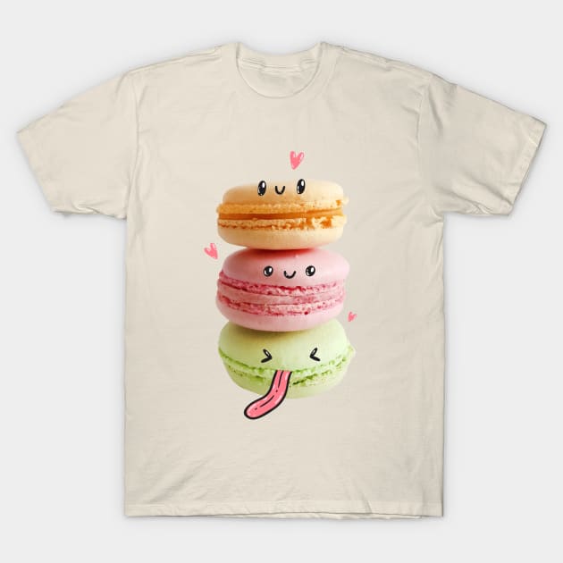 Macarons T-Shirt by kostolom3000